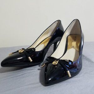 Michael Kors Black leather shoes 8 1/2